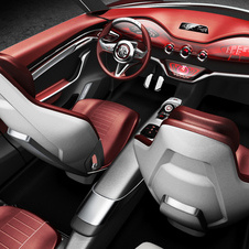 An artist's rendering of a more production-ready interior